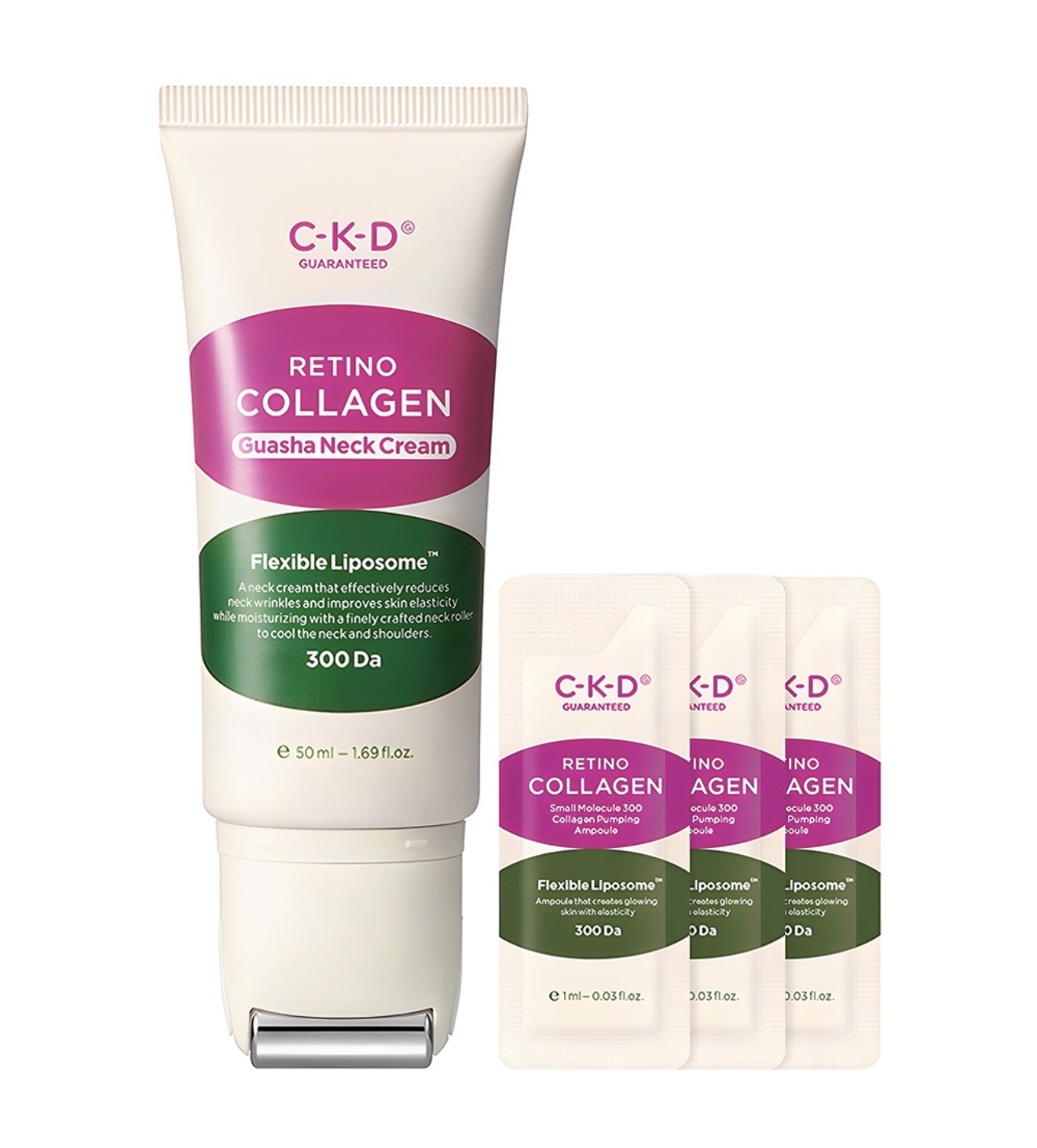 Retino Collagen Low Molecular 300 Guasha Neck Cream — 50 ml